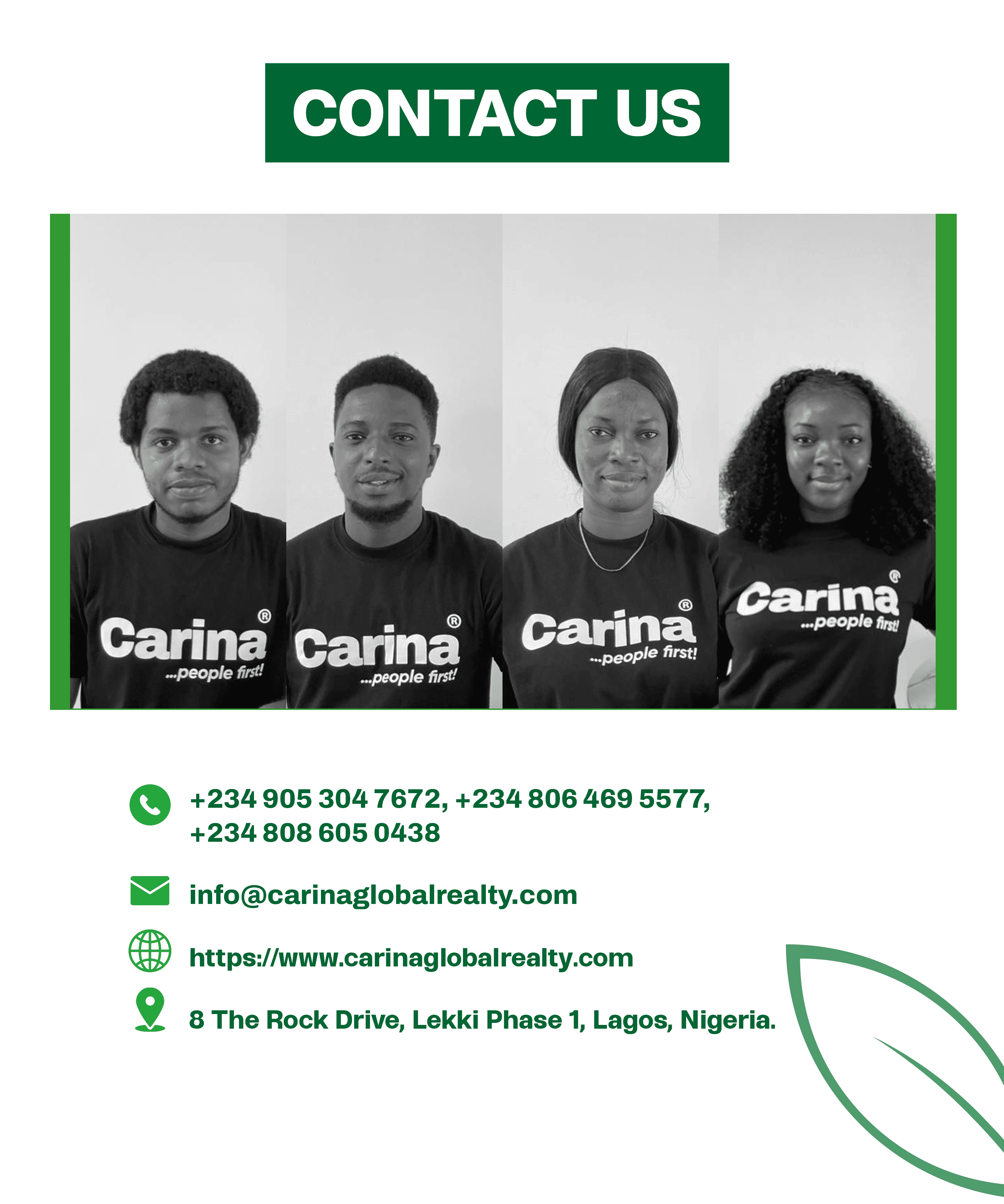 Carina Global Realty team